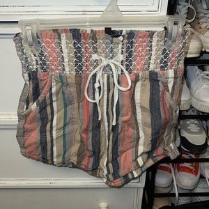 Derek heart Striped Shorts